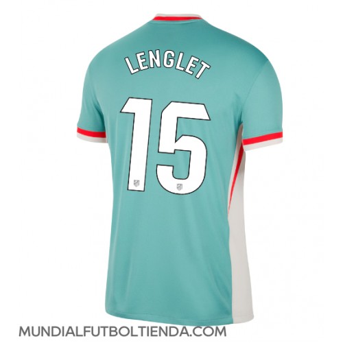 Camiseta Atletico Madrid Clement Lenglet #15 Segunda Equipación Replica 2024-25 mangas cortas